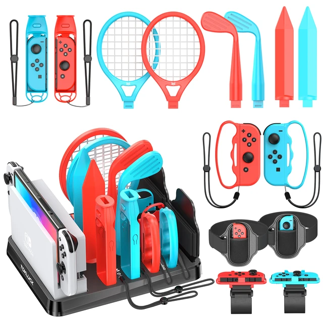 All In One for Switch/Switch OLED Sports Game Accessories Kit for Switch Set  Storage Stand for Nintendo Switch - AliExpress 44