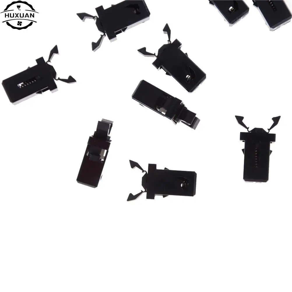 10Pieces Black Small Door Lock Switch Lock For MS Air Conditioner Set Top Box TV EVD DVD Door Cover Model PR-001