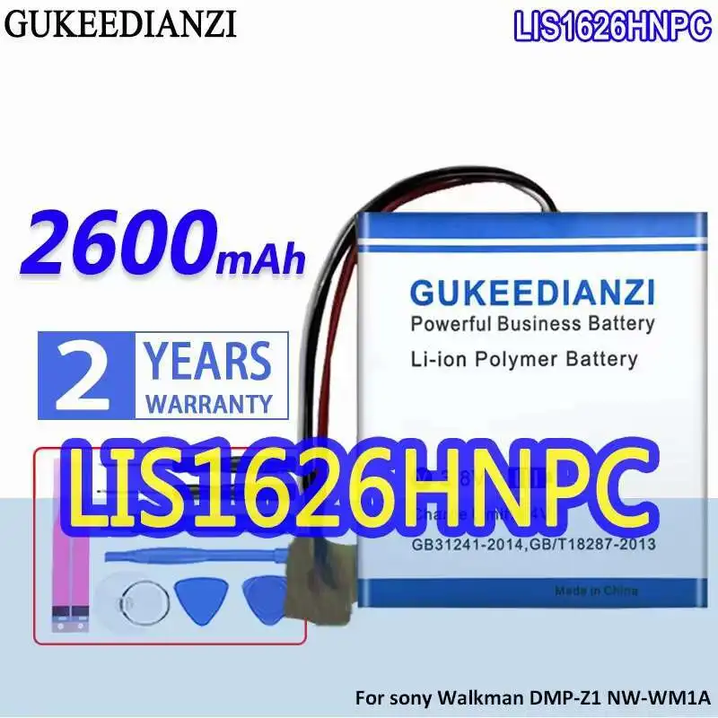 

Long-Lasting LIS1626HNPC For Sony Walkman Dmp-Z1 NW-WM1A NW-WM1Z MP3 2600Mah High Compatibility Mp3 Mp4 Battery