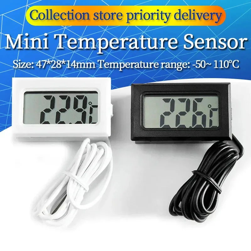 

Mini Digital LCD Indoor Convenient Temperature Sensor Meter Thermometer Gauge