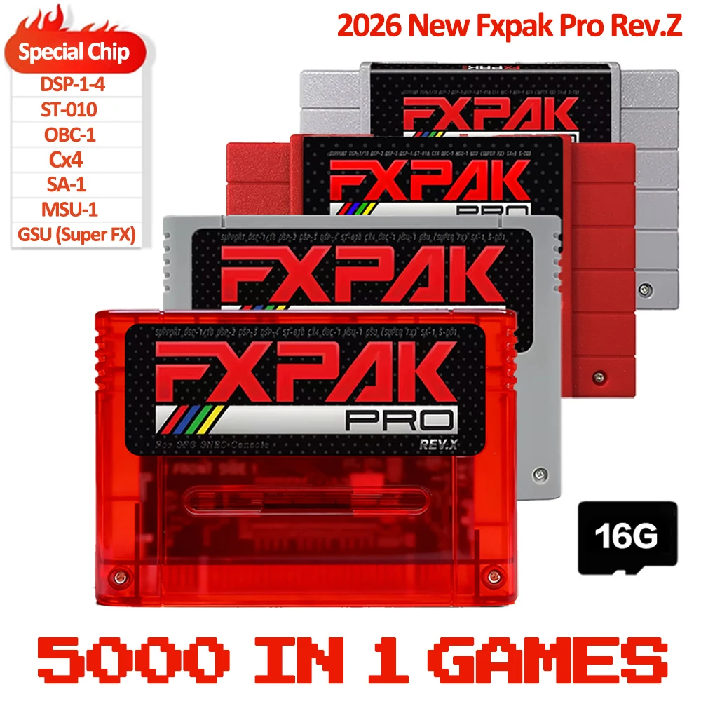 Arcade Z - خرطوشة ألعاب جديدة SD2 Fxpak Pro