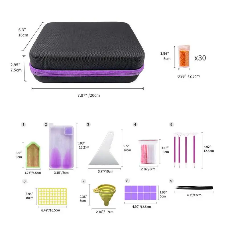 보석 아트 페인팅 도구 키트, 보석 아트 페인팅 펜 키트, 보석 아트 페인팅 액세서리, 모조 다이아몬드 아트 용품