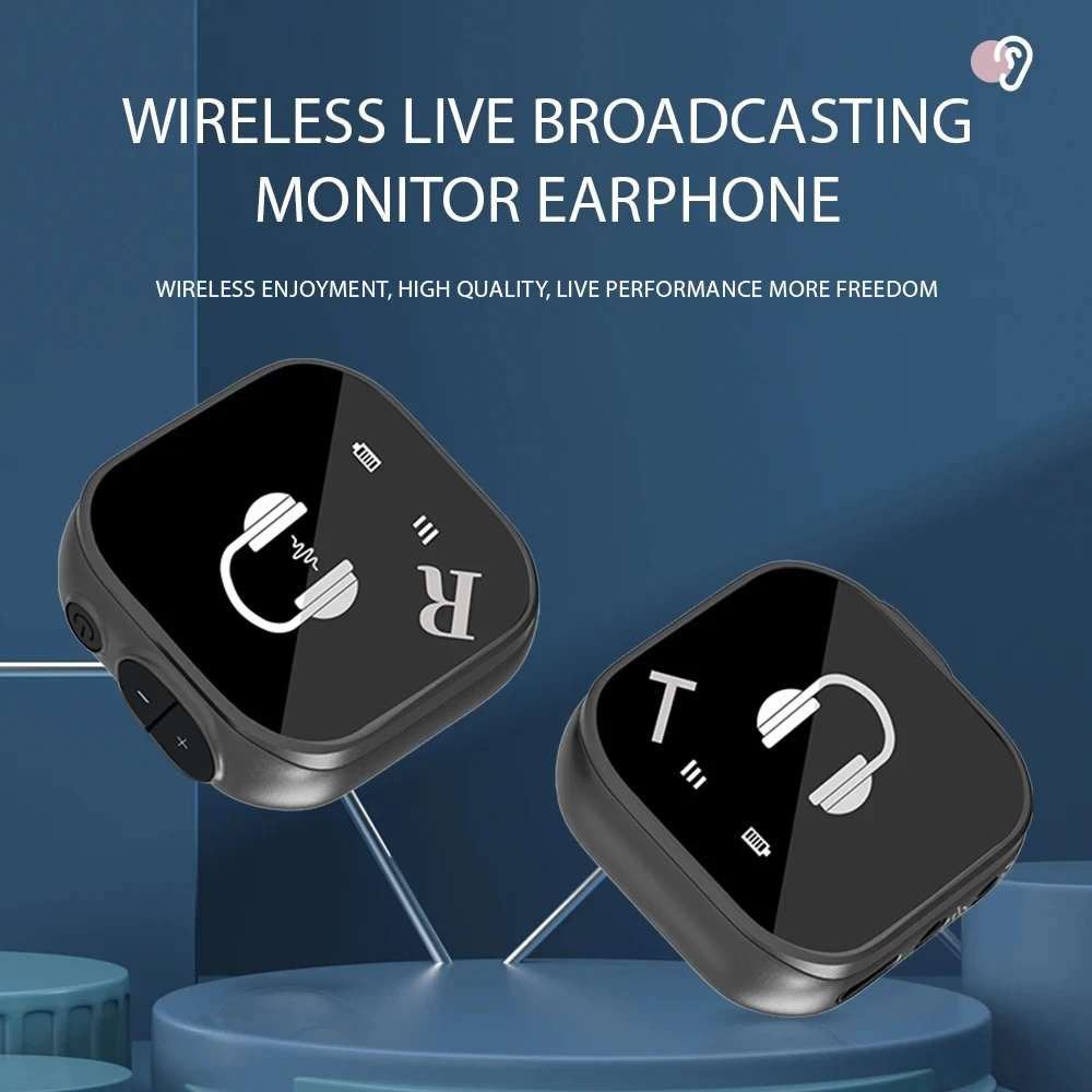 

5.8G Wireless In Ear Monitor System System Transmitter Receiver IEM System Automatic Pairing Professional In Ear Monitor