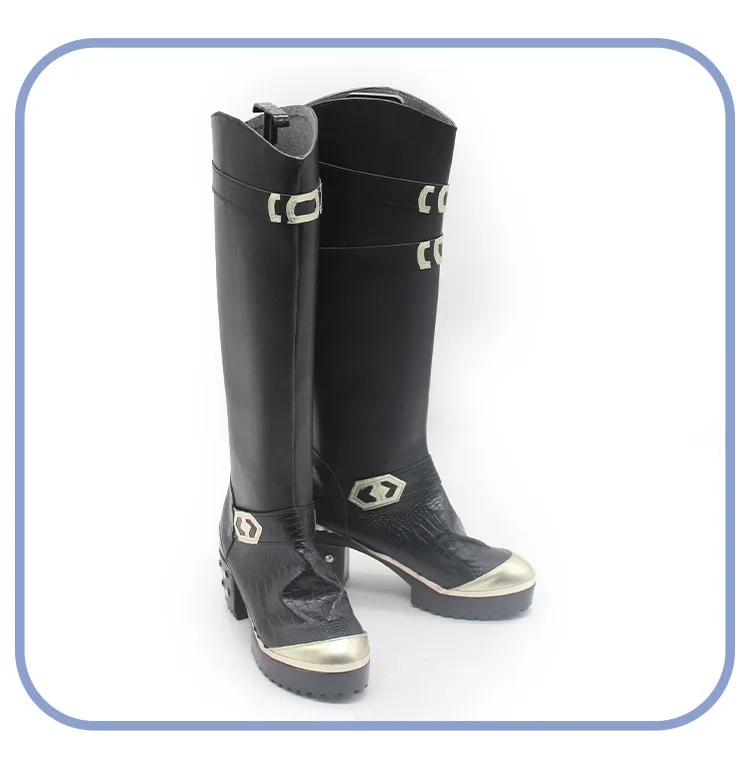 Rafayel Scarpe Cosplay Love and Deepspace Stivali Cosplay Accessori Anime Puntelli Scarpe in pelle PU Stivali di Halloween Realizzati su misura