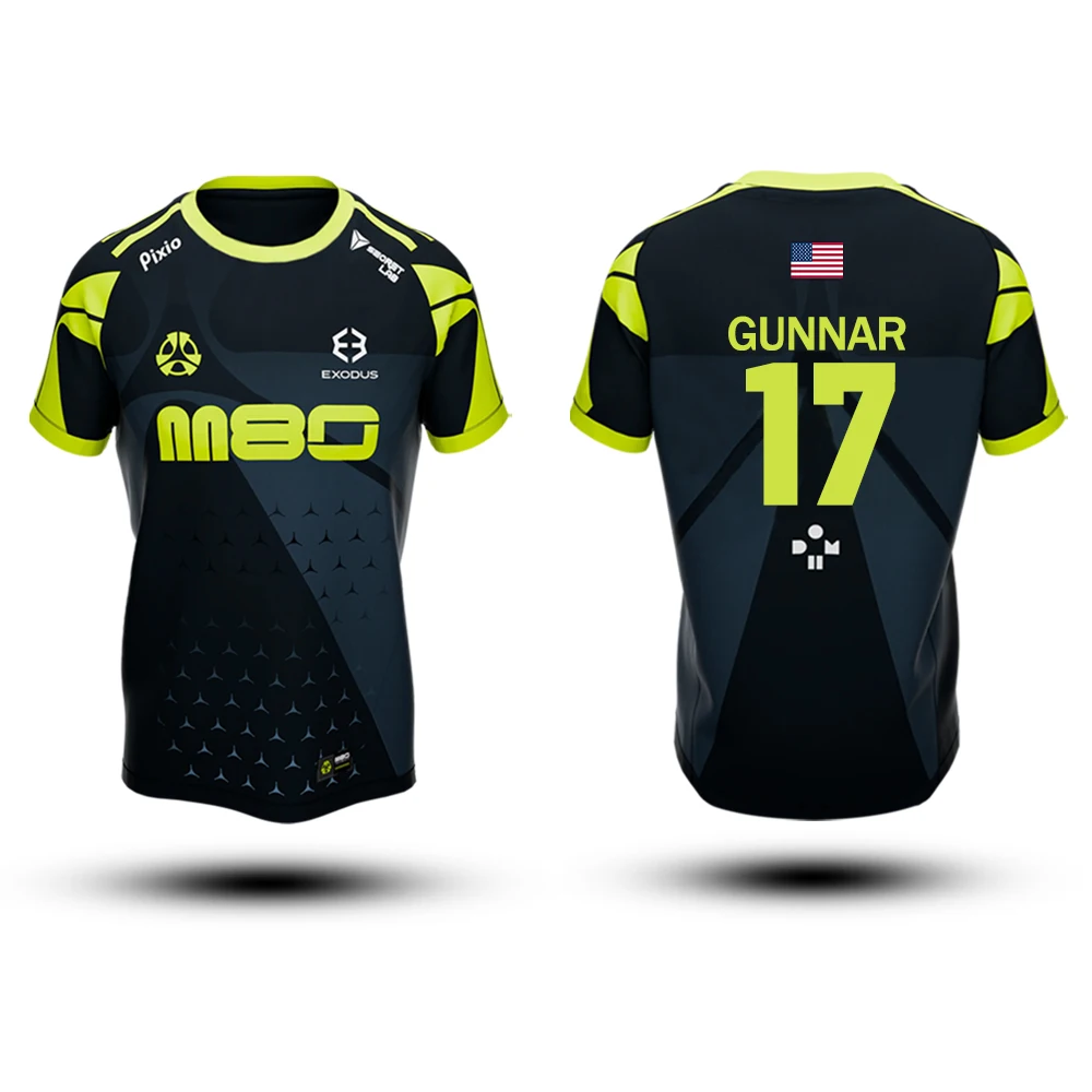 New 2025 Esports Uniform M80 Customizable Jersey Sports Breathable Rainbow Six Game Jersey Fan Gift Unisex T-Shirt Oversized - Image 4