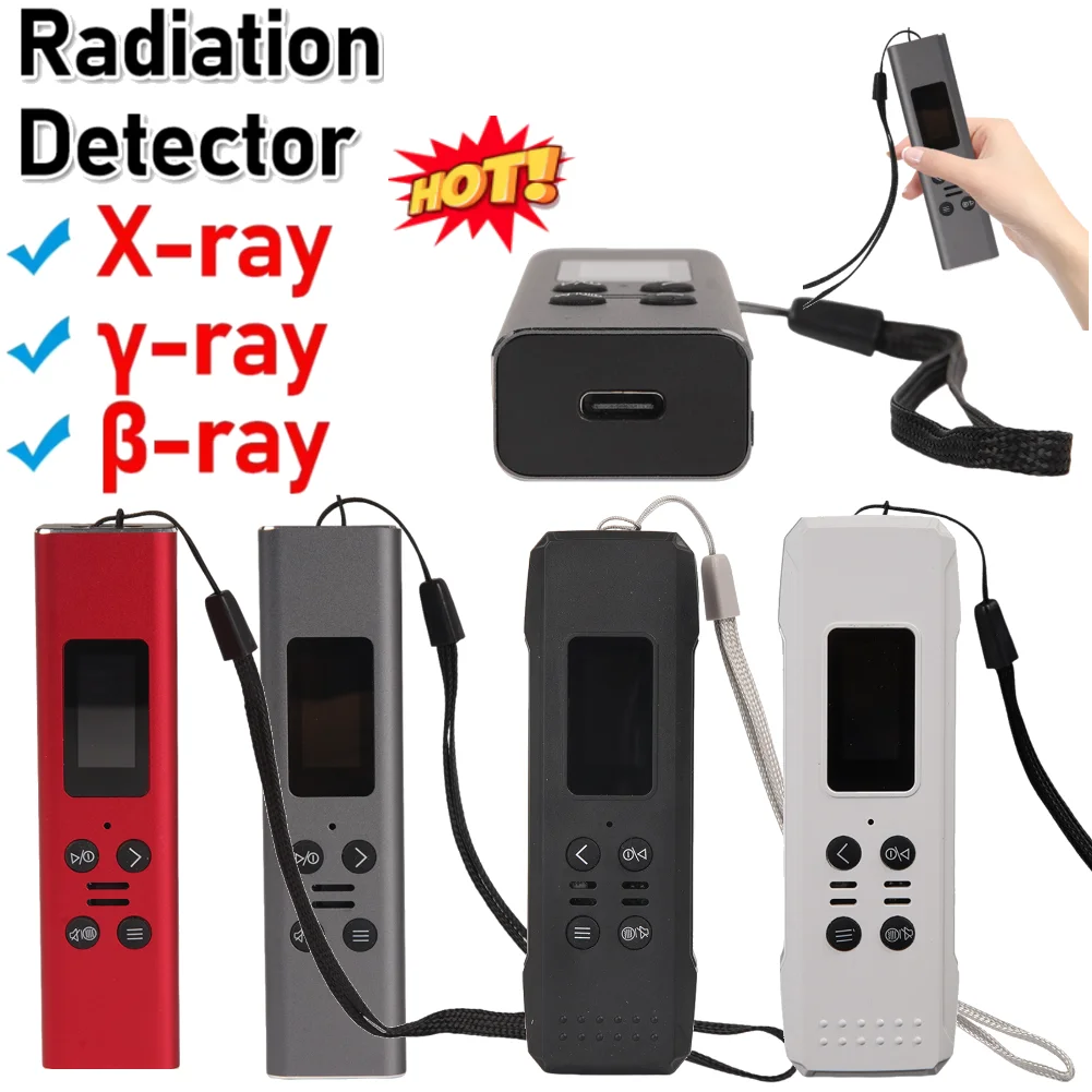 Geiger Counter X-Ray Beta Gamma Radioactivity Detector High Precision Personal Dosimeter Marble Dosimeter for Nuclear Wastewater