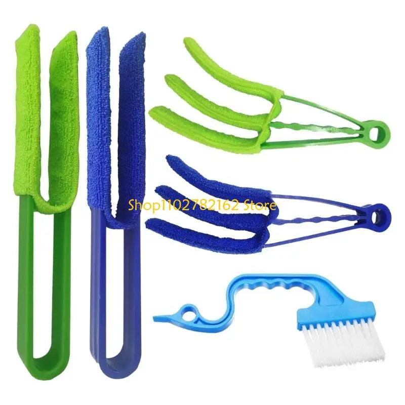 547B 2Pcs Reusable Plastic Auto Dashboard Brush Plastic for Tight Space Cleaning