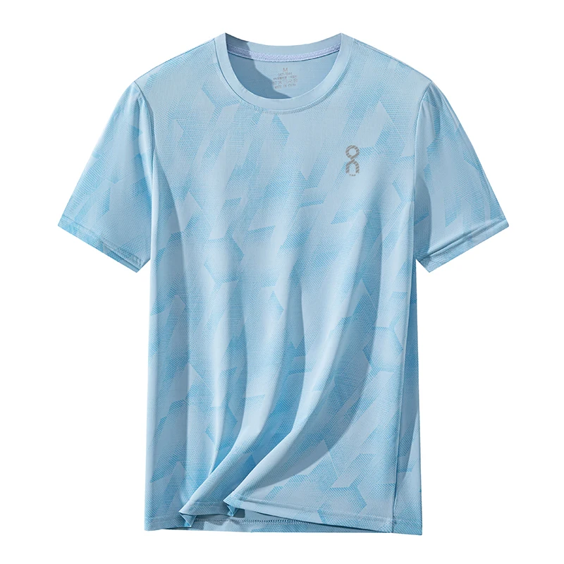 

Qui Dry Дышащая впитывающая пот футболка ort Sve Мужская футболка для отдыха на открытом воздухе Спорт Бег Скалолазание Увлажнение ng круглая ...