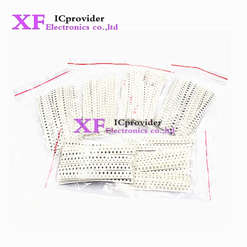

170Values 1% 0402 0603 0805 1206 SMD Chip Resistor Assorted Kit 0R - 10M ohm Resistance Samples Set