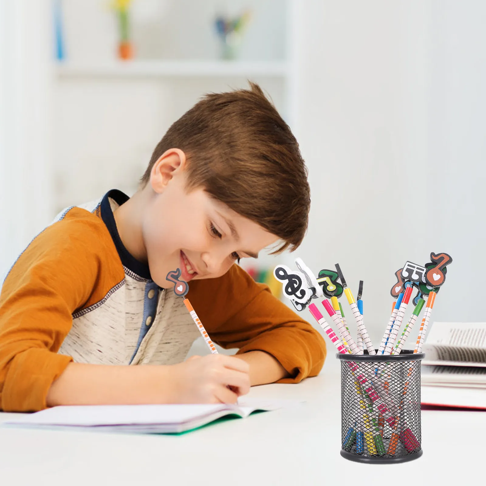 

12Pcs Music Note Pencils Musical Theme Wooden Pencils Students Artists School Gifts Music Gifts for Students