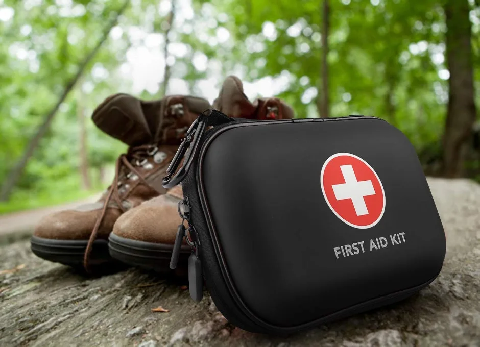 Empty Medical First Aid Storage Bag Sanke Small PU EVA Bag Case for Household Outdoor Travel Camping Equipment Medicine Survival