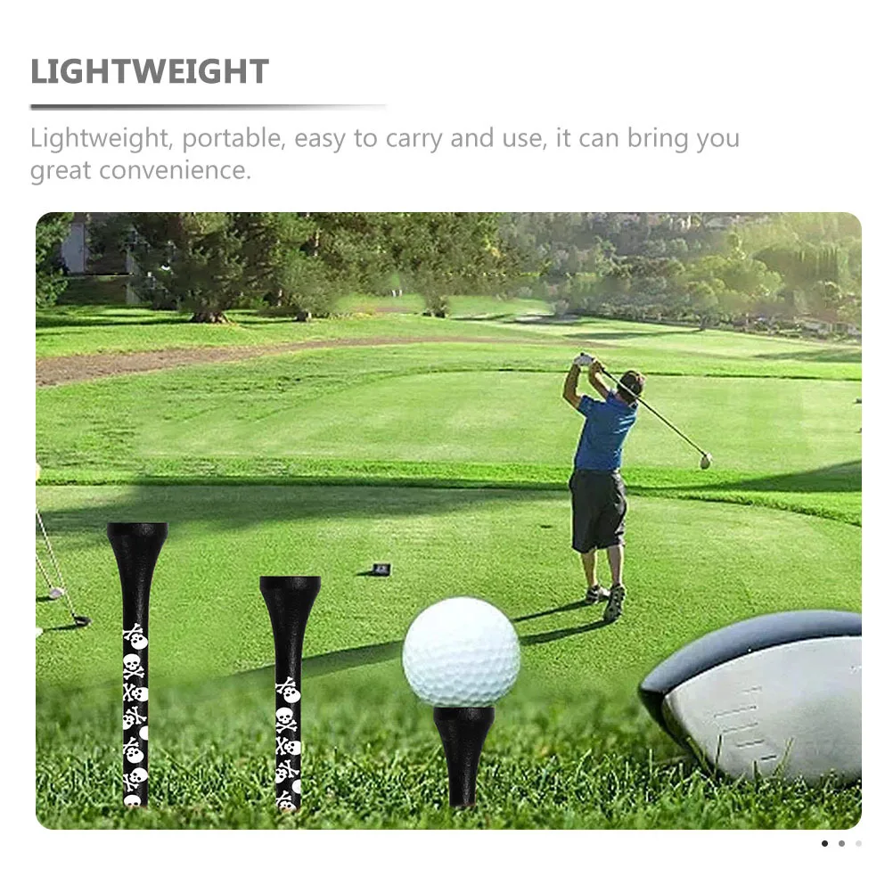 

10Pcs Bamboo Golfs Holder Decorative Support Durable Lightweight Portable Perfect Workmanship Golfing Accessory