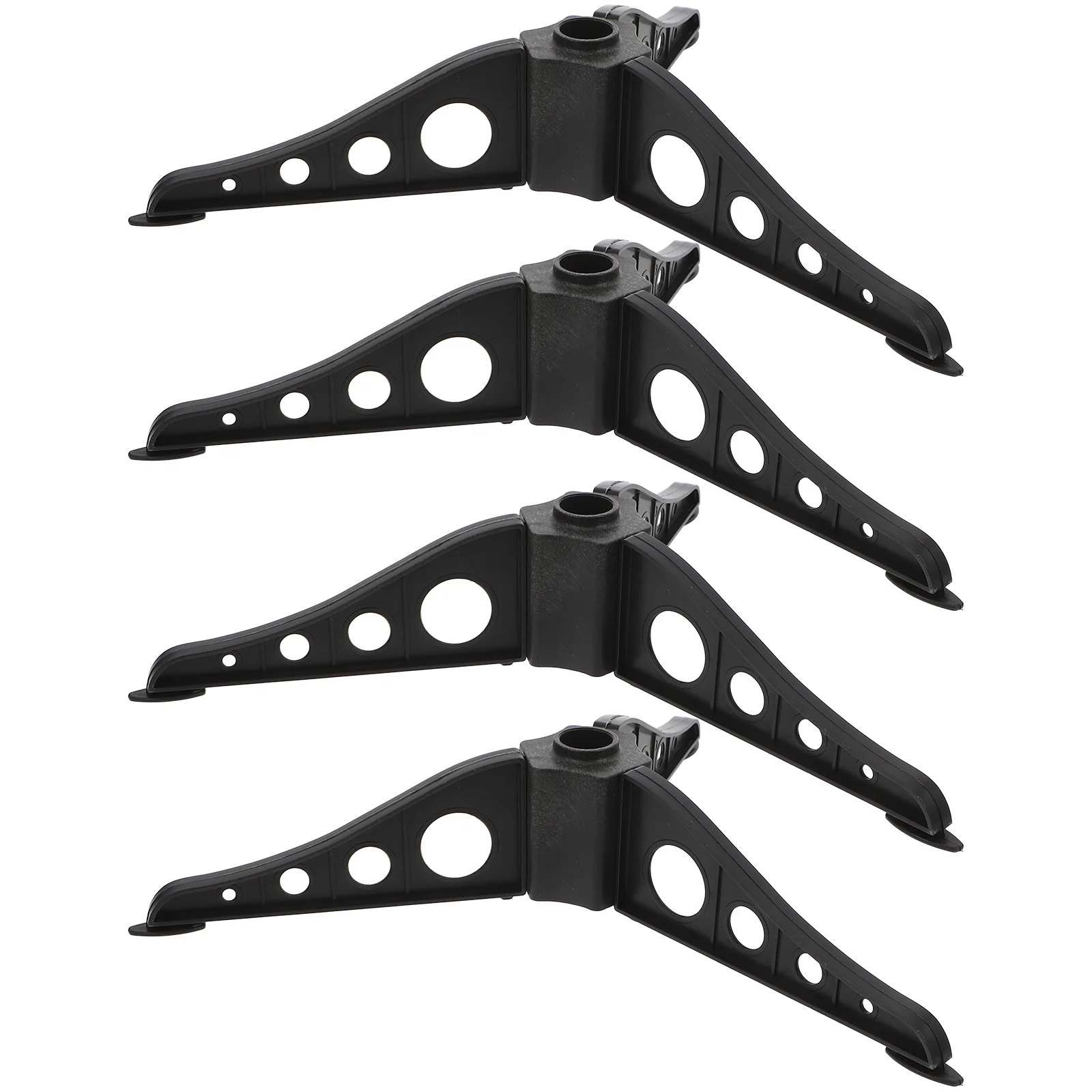 4 Pcs Christmas Tree Stand Rotating Pull-up Mini Bendable Artificial Home Xmas Rack Base Plastic Bracket Sturdy - Image 6