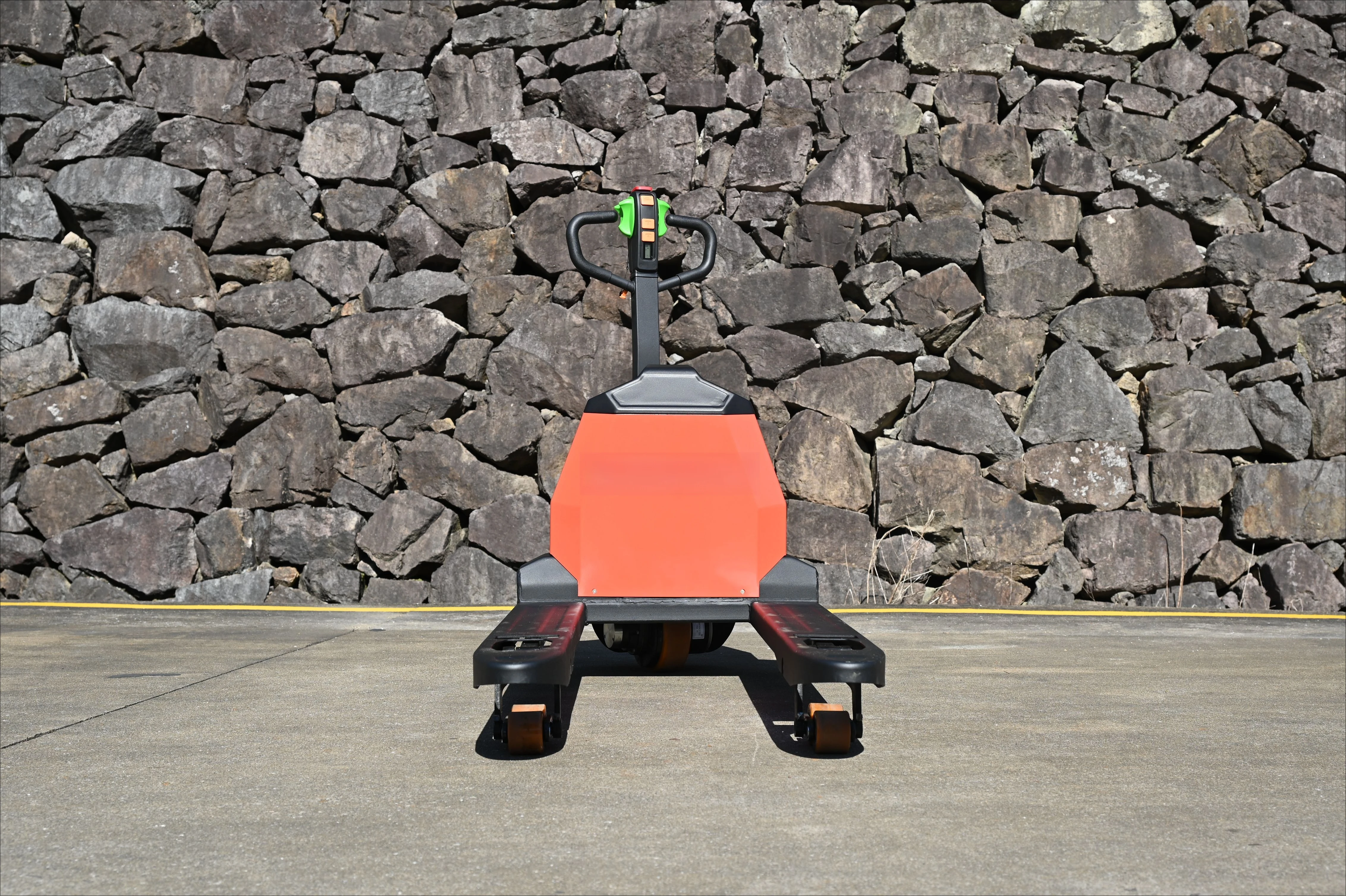 Factory price 1.5 tons Small business electric pallet truck with lithium-ion battery HELI forklift