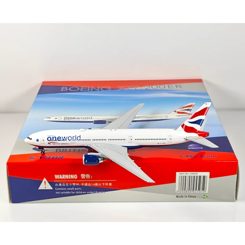 

Phoenix 1/400 Scale British Airways B777-200ER G-YMMR Die-cast Alloy Aircraft Model Collectible Decorative Item