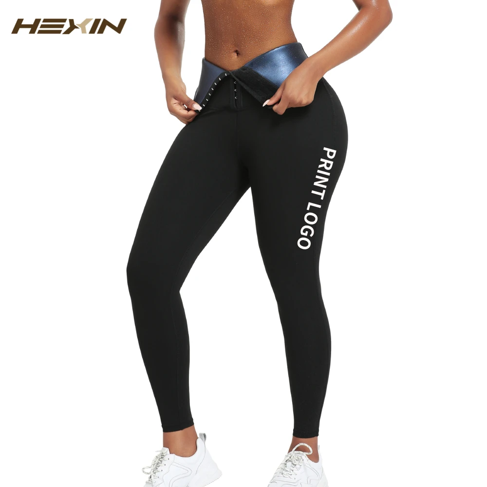 Sauna Pants Body Shaper Waist Trainer Leggings High Waisted Compression Tummy Control Slimming Pants Hot Thermo Leggings