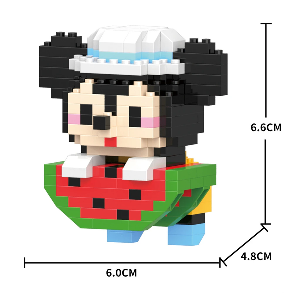 Kurome Cinnamoroll DIY Hello Kitty Stitch Block Charakter-Bausatz Mickey Mouse Baustein-Puppen Spielzeug Geschenk – Detail 39