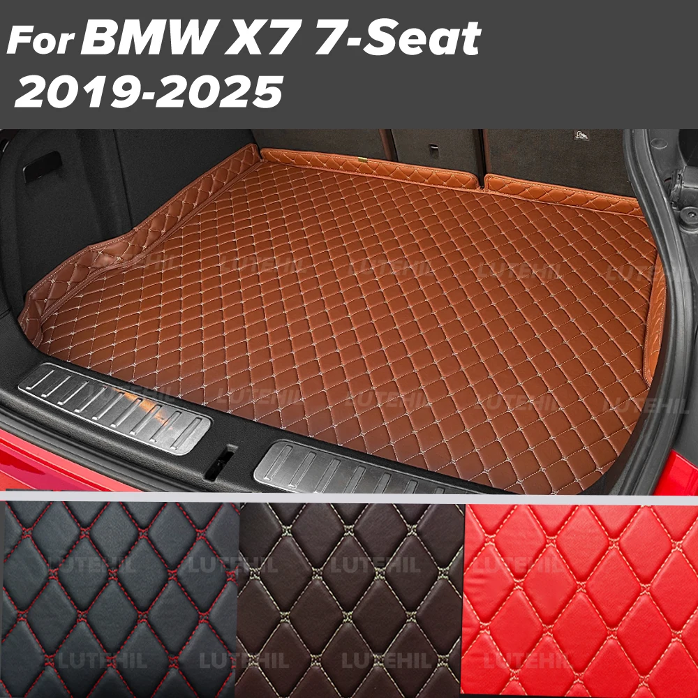 

Для BMW X7 7-местный 2019-2025 24 23 22 21 20 Коврик для багажника автомобиля Автомобильный багажник Защитная накладка Аксессуары для интерьера