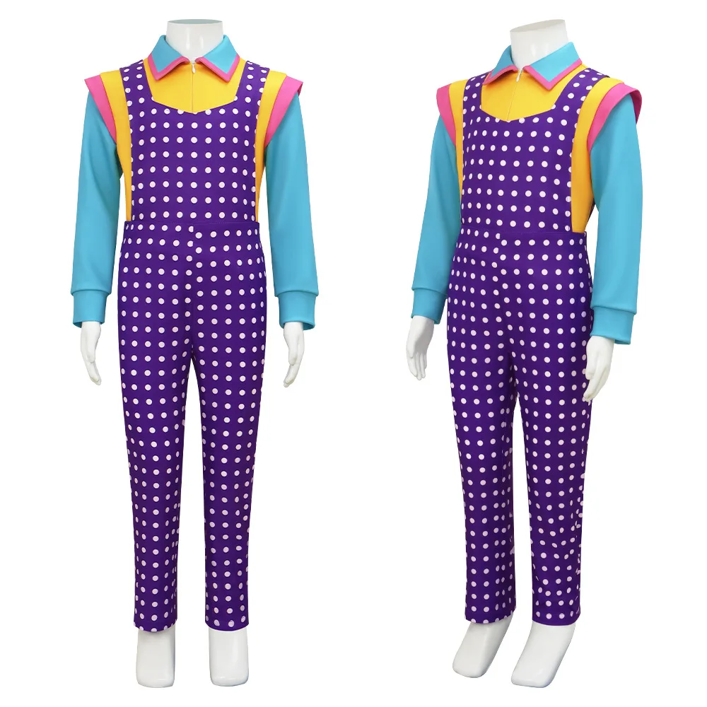 

Holly Wheeler Cosplay Shirt Overalls Will Byers ﻿Hoodie Costume Dustin Henderson Shorts Outfits Halloween Carnival Party Suit