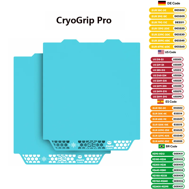 �y�Z�[�����zBIQU Panda �r���h�v���[�g CryoGrip Pro �X�v�����O�X�`�[�� ���ʎg�p�\ BambuLab P1P P1S P2S A1 X1 H2D 3D�v�����^�[ Adventurer 5M�Ή�