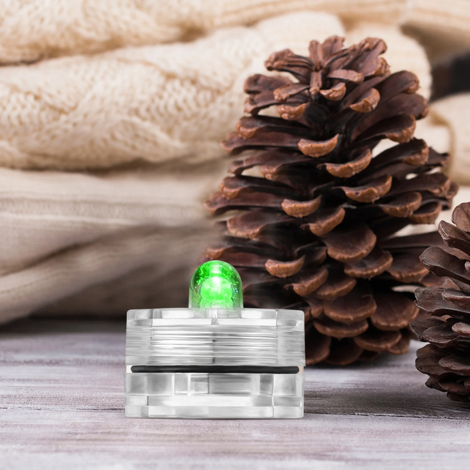 12 Pcs Light Fake Rechargeable Bulb Halloween LED Candles Lamp Color-changing Plastic Colour Tea Lights Submersible