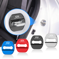 4PCS Car Door Lock Cover Stainless Steel Protection Accessories For Infiniti M35 FX50 Q70 EX35 FX45 QX30 G35 QX60 FX Q50L QX80