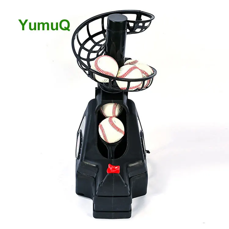 YumuQ 5 Seconds Rate Force/Angle Adjustable Soft Ball Foaming Baseball Pitching Outdoor Self Training Service Machine