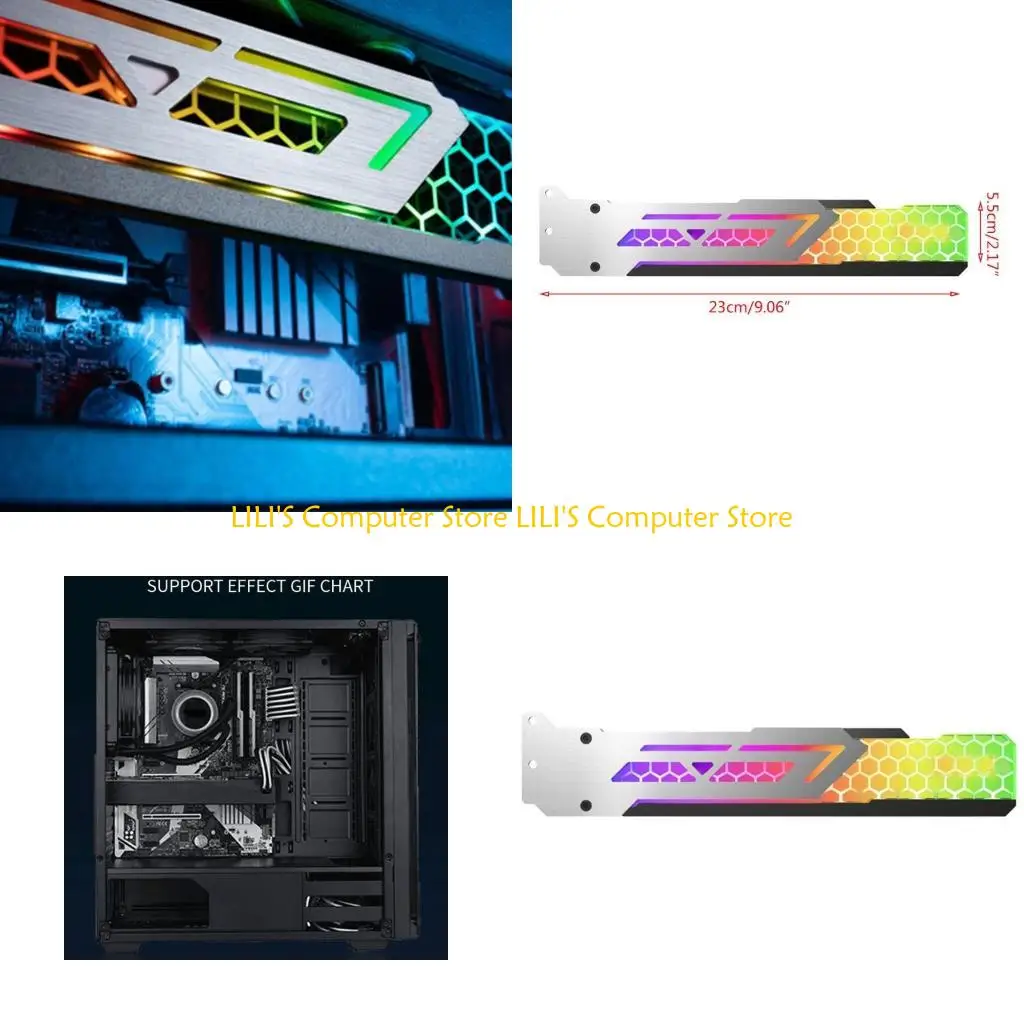 A52B بطاقة الرسومات قوس RGB إطار دعم ARGB مزامنة جاك بطاقة الفيديو حامل تبلد/الحافظة قوس تغيير اللون التلقائي #1