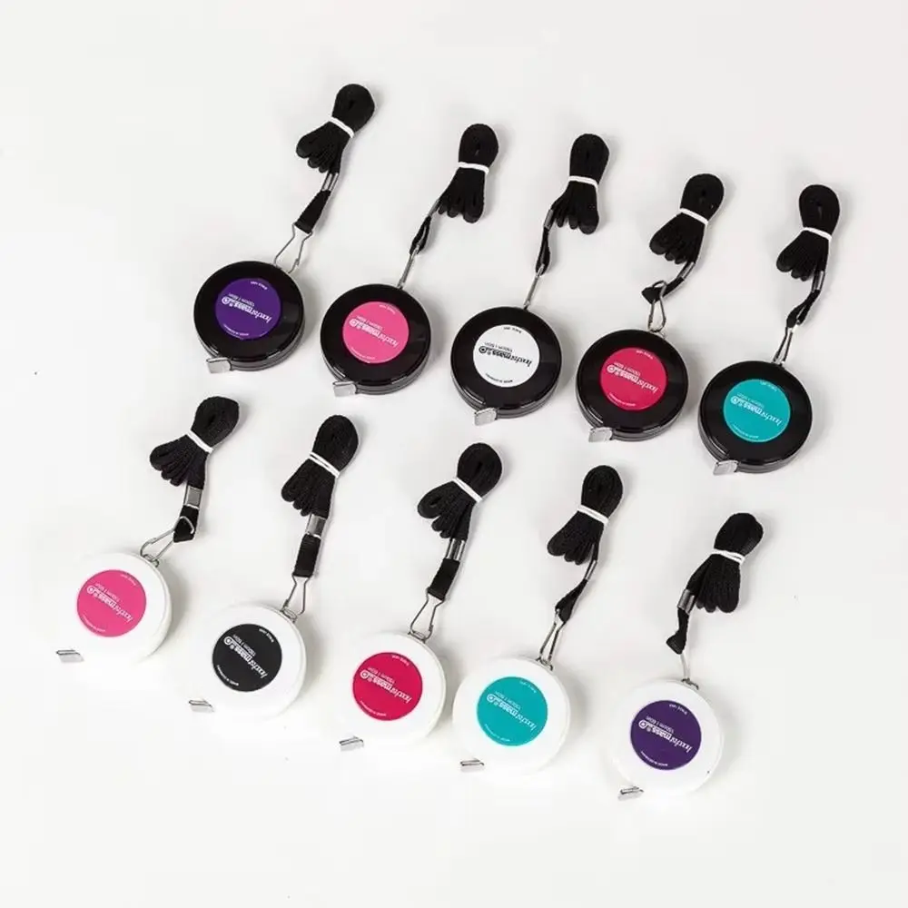 

Centimeter Inch 1.5m Tape Measure Double Scale Plastic Keychain Tape Measur Tailor Craft Retractable Retractable Measuring Tape