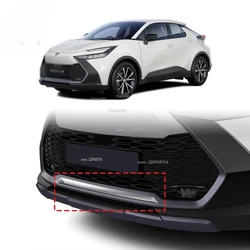 토요타 CHR C-HR 2024 2025 ABS 블랙 프론트 범퍼 프로텍터 커버 트림 로워 범퍼 가드 장식용 자동차 스타일링