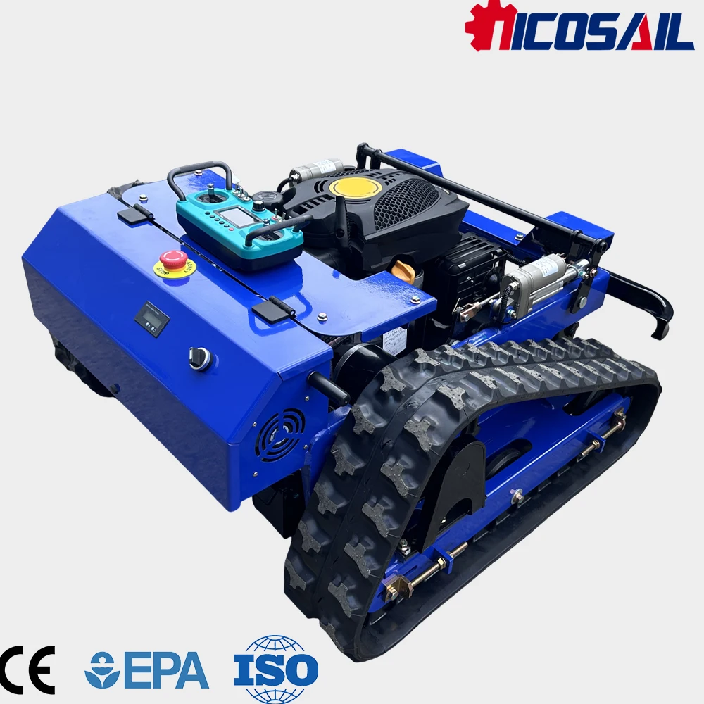 

500mm Remote Control Lawn Mower CE Approved Compact Slope Mower One-key Start for Garden Yard