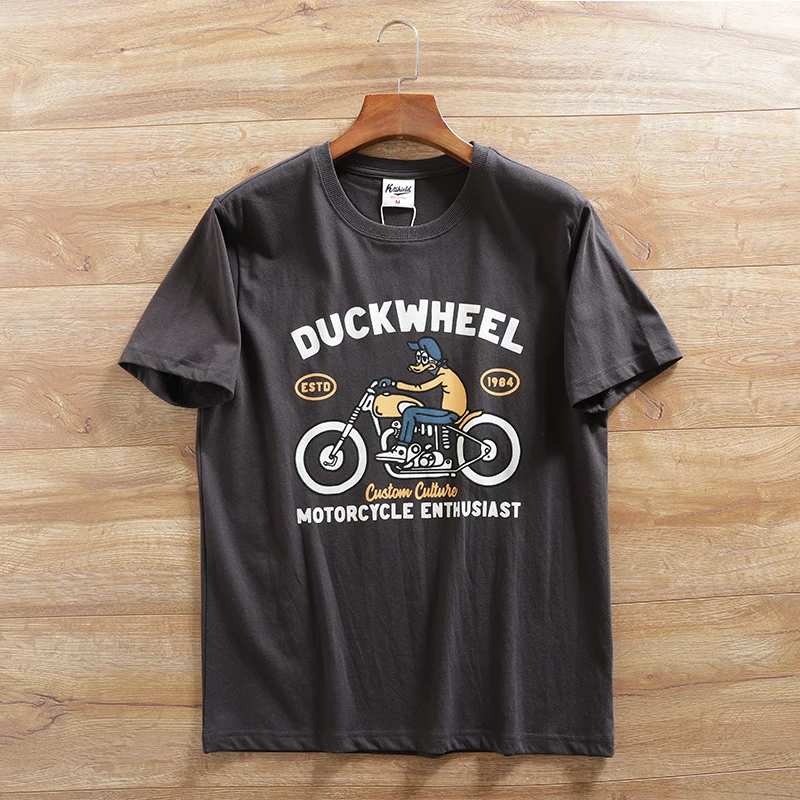 

Летняя мужская и женская повседневная футболка с круглым вырезом и короткими рукавами из 100% хлопка с принтом