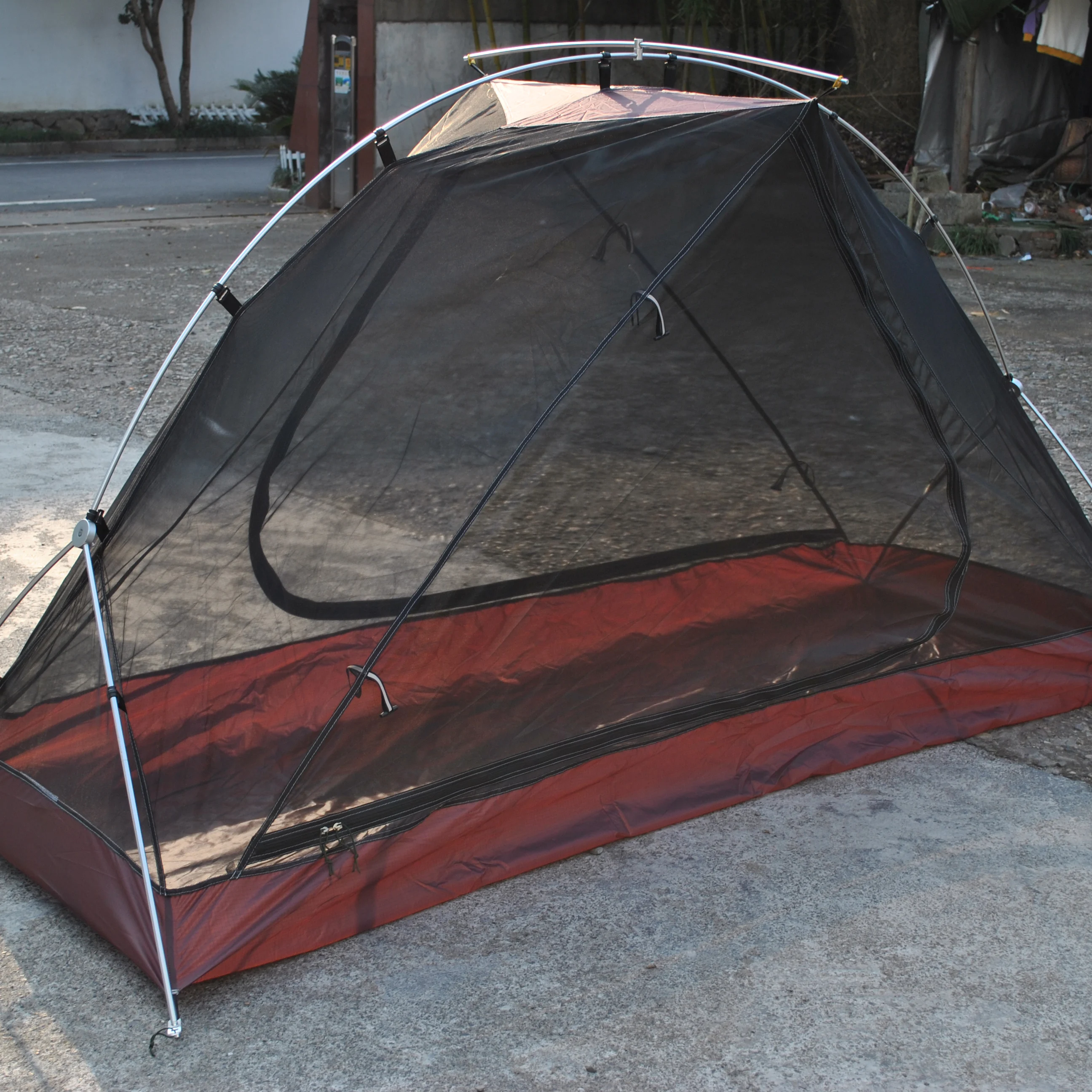 Tenda da esterno ultraleggera, doppio strato, tenda da zaino impermeabile, 1 persona, CZX-29, tenda da campeggio individuale