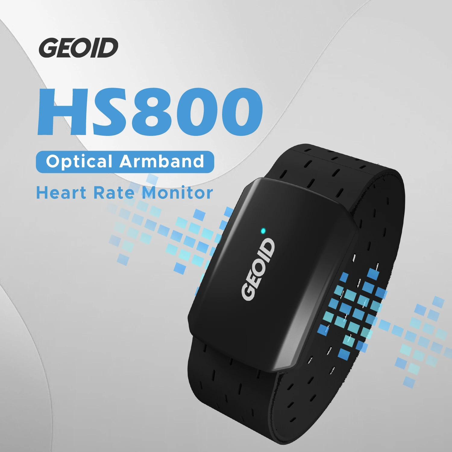 GEOID HS800 Armband Heart Rate Strap Cycling Training Heart Rate Monitor Arm Wrist Strap Bike Accessories Bluetooth ANT+ Sensor