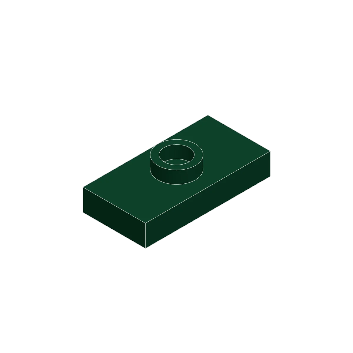 50 Stück 3794b Modifiziert 1 x 2 mit 1 Bolzen und Rille Bausteine Sammlungen Großpackung Modulares GBC Spielzeug für Technische MOC Bausteine – Detail 4