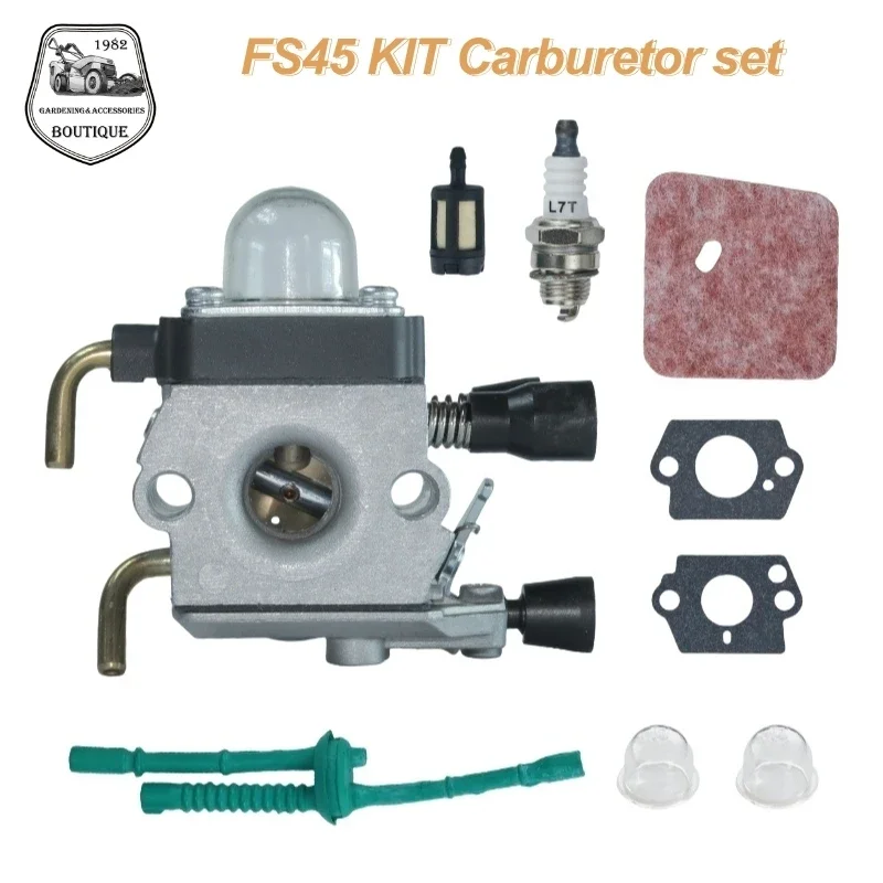 

Replacement Carburetor for STL FS38 FS46 HL45 FS45C FS46C FS55C FS55RC KM55 String Trimmer Weed Eater C1Q-S97