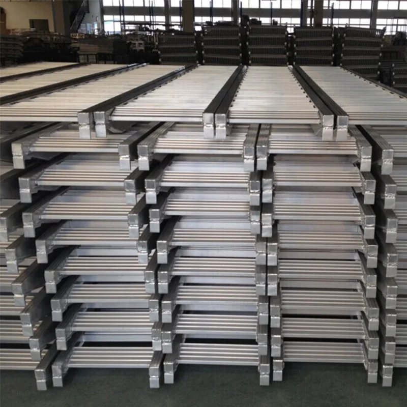 Aluminum Alloy Folding Ramp, Load-bearing 5000kg, Transportation and Loading Tool Ramp, Portable Barrier-free Anti-skid Ramp