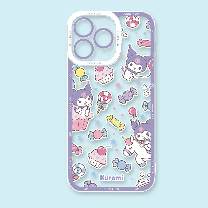 Melody Cinnamoroll Soft Case For Samsung Galaxy S24 S23 S22 Ultra S21 S20 FE Note 20 10 Plus A15 A25 A35 A55 Silicone PC Cover