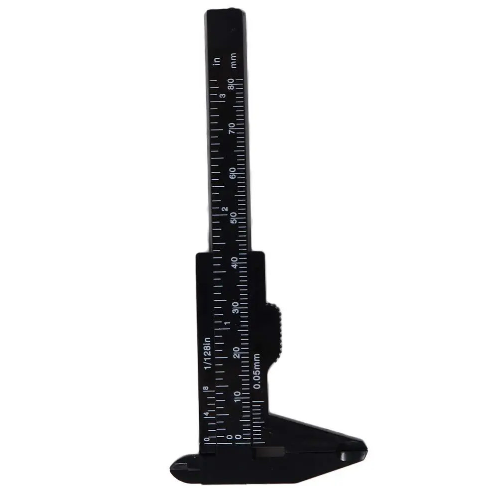 80mm Auxiliary Tattoo Professional Makeup Tools Thrush Artifact Vernier Caliper Measurement Tools Eyebrow Measuring Ruler