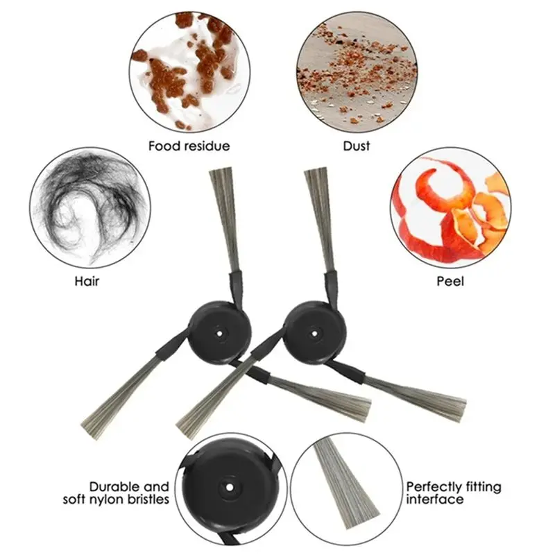 CQMF-12PCS For Dreame X50 Ultra/S40 Enhanced Edition Vacuum Attachments Replacement Part Main Side Brush Filter Mop Dust Bag