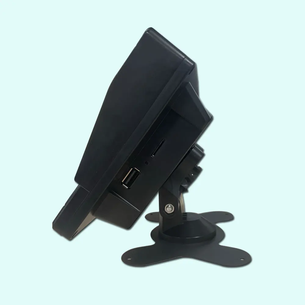 AI Active Blind Spot Detection Truck DVR 7 Inch Screen   BSD System for Vehicle Pedestrian Detect and Warning 360