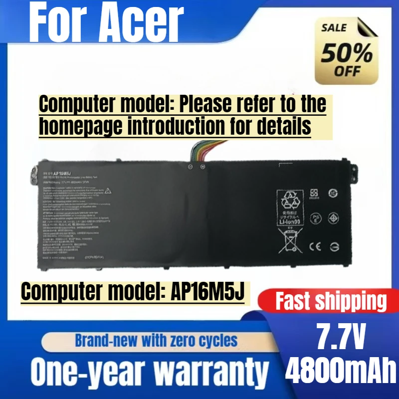 

AP16M5J for Acer A315-21 A315-55 N17Q2 N18Q13 Laptop Battery High Quality High Capacity Battery Replacement Bateria