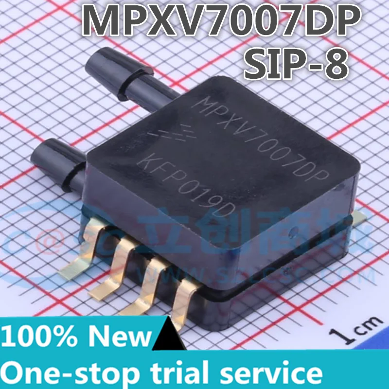 

2-50pcs %New original MPXV7007DP SIP-8 Analog voltage ±1.02PSI (±7kPa) ±10.88PSI (±75kPa) temperature compensation