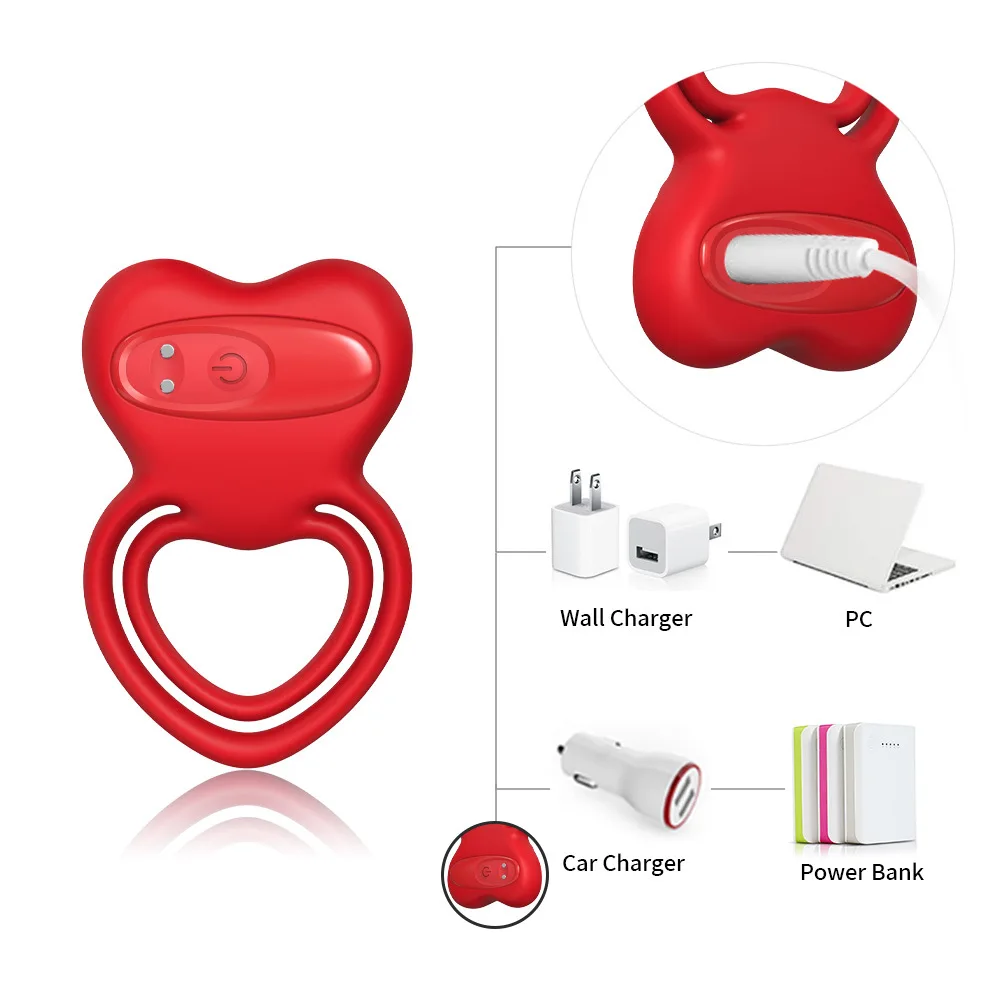 تهتز خاتم الديك مع محفز البظر الوردي ، متعة القضيب الدائري هزاز الأزواج الجنس لعب الكبار للرجال والنساء #5