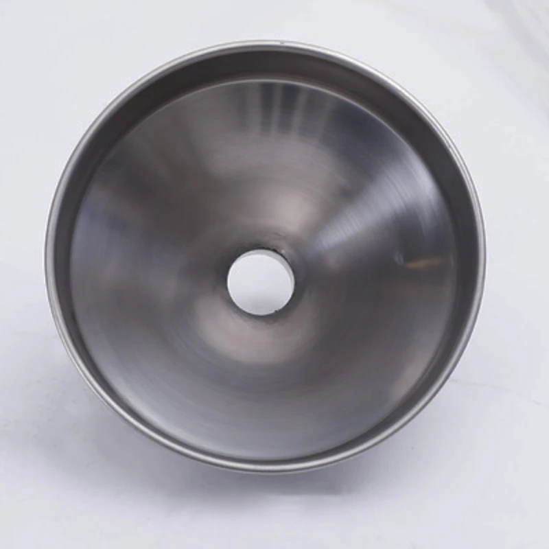 Imagem -03 - Grande Funil de com Filtro Funil Industrial para Vinho e Óleo Doméstico Extra Grande Novo Aço Inoxidável