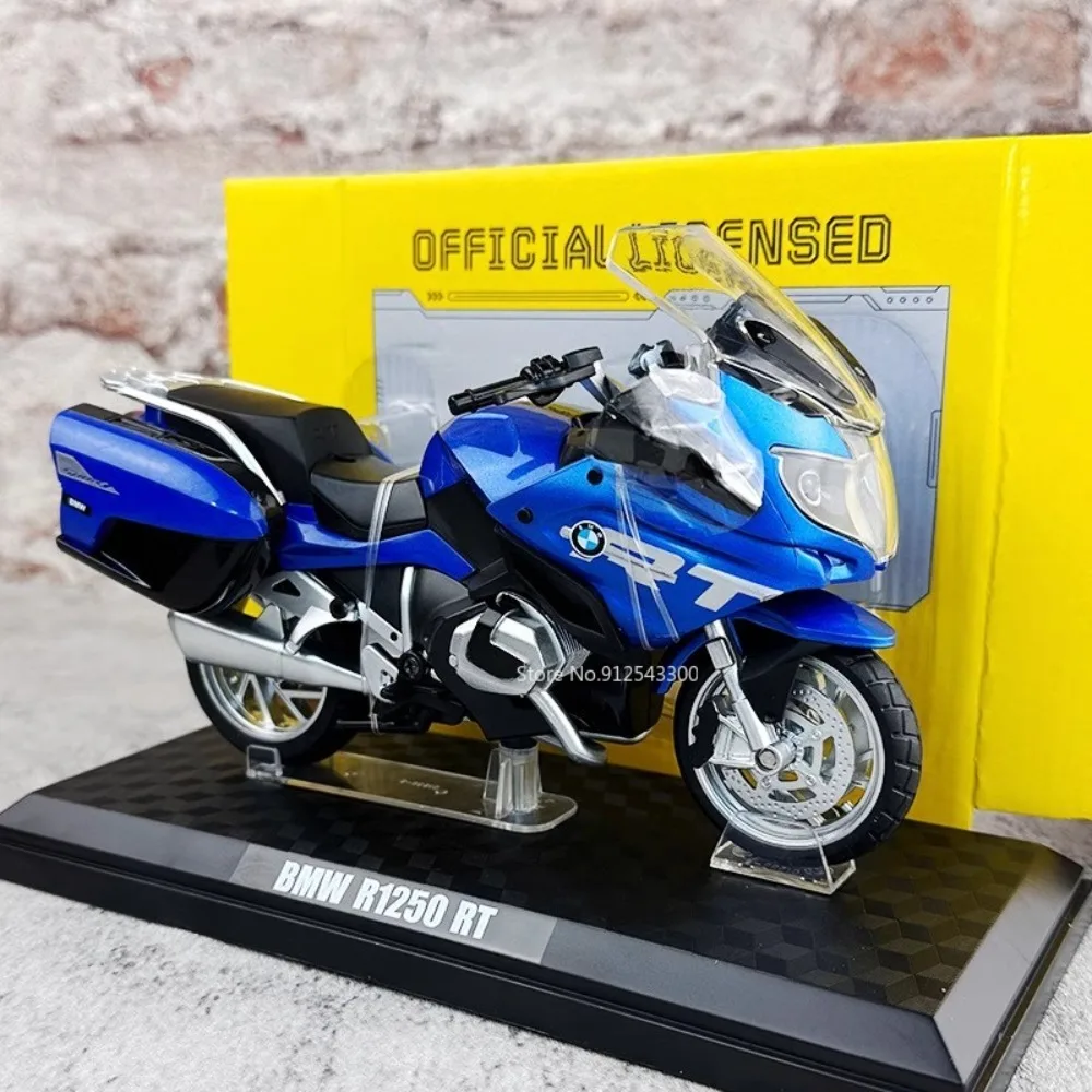 CCA 1/12 BMW R1250RT Model Motorcycle Toy Alloy Diecast Vehicle Collection with Shork Absorber Simulation Model Toy for Boy Gift