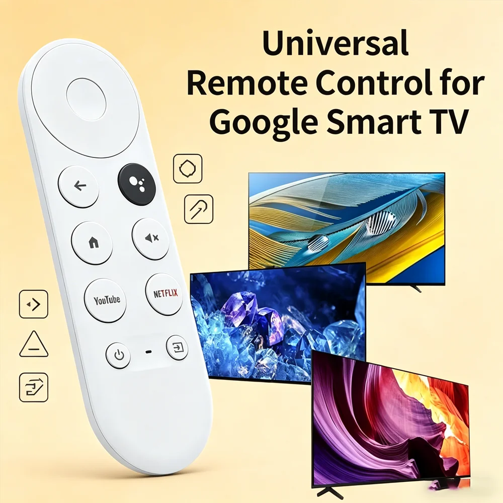 Voice Remote Control Replacement - Compatible with Google Ch