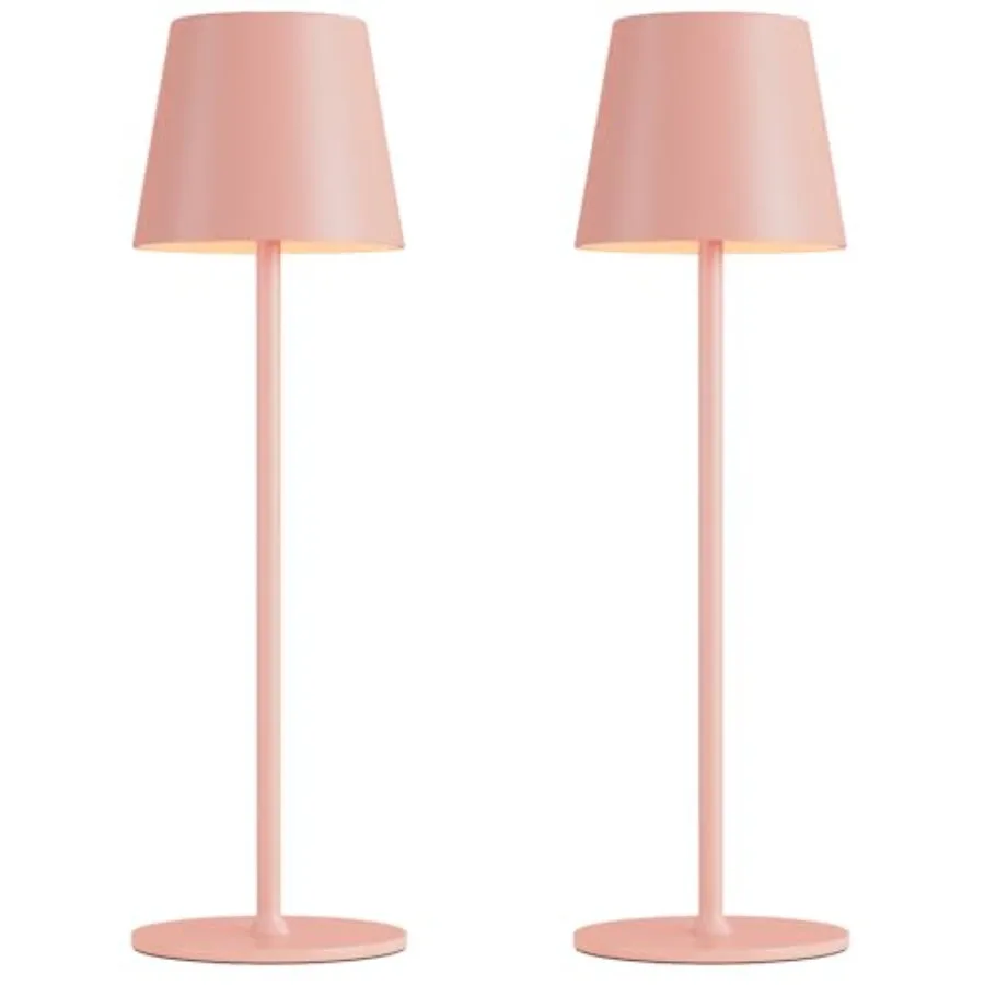 

Cordless Table Lamp Rechargeable - KK 5000mAH Battery Operated Lamp for Counter, 3 Color Stepless Dimming Wireless Lamp for Din