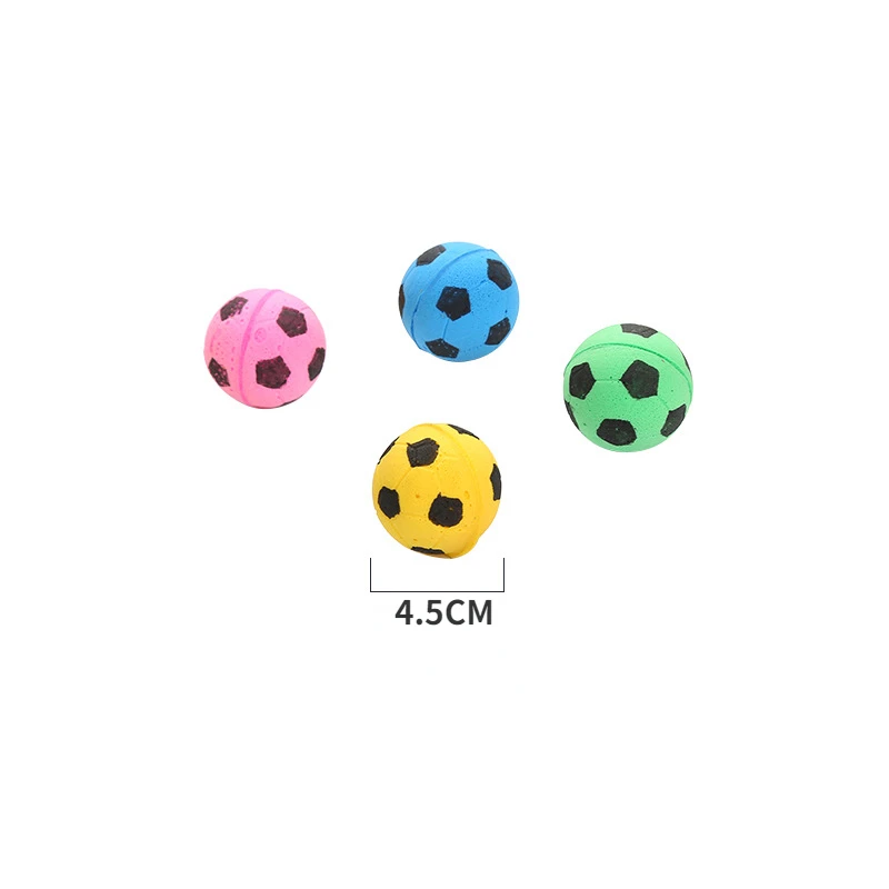 1/3/5/10 Pcs Professional Latex Foam Football Pet Dog Toy Funny Pets Toys Squeaky Ball Dog Cat Interactive Training Accessories