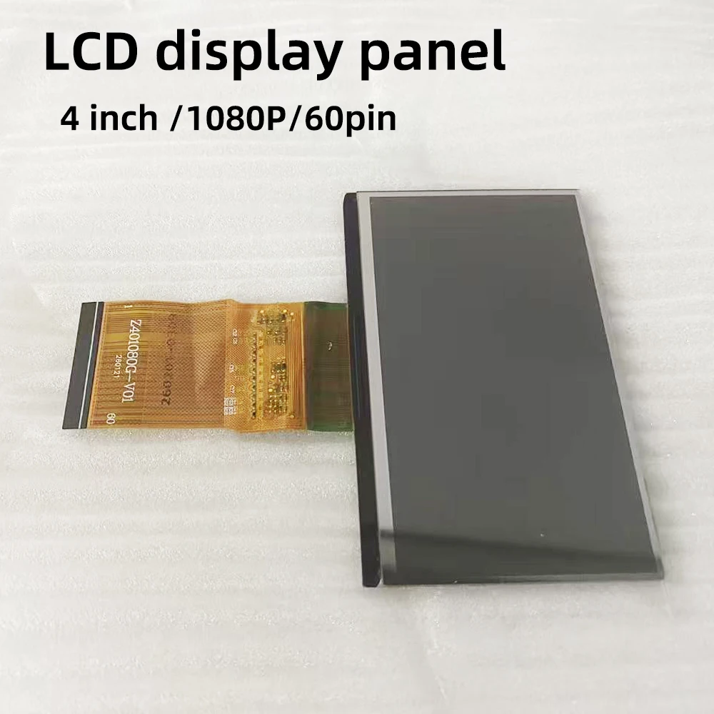 DITONG LCD Panels 1080P 4-Inch Screen 60 Pin LCD Screen Z401080G-V01 Compatible with L007 Projector 90X60mm Polarized Glass